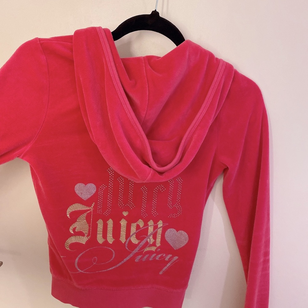 JUICY ZIP UP VELOUR JACKET